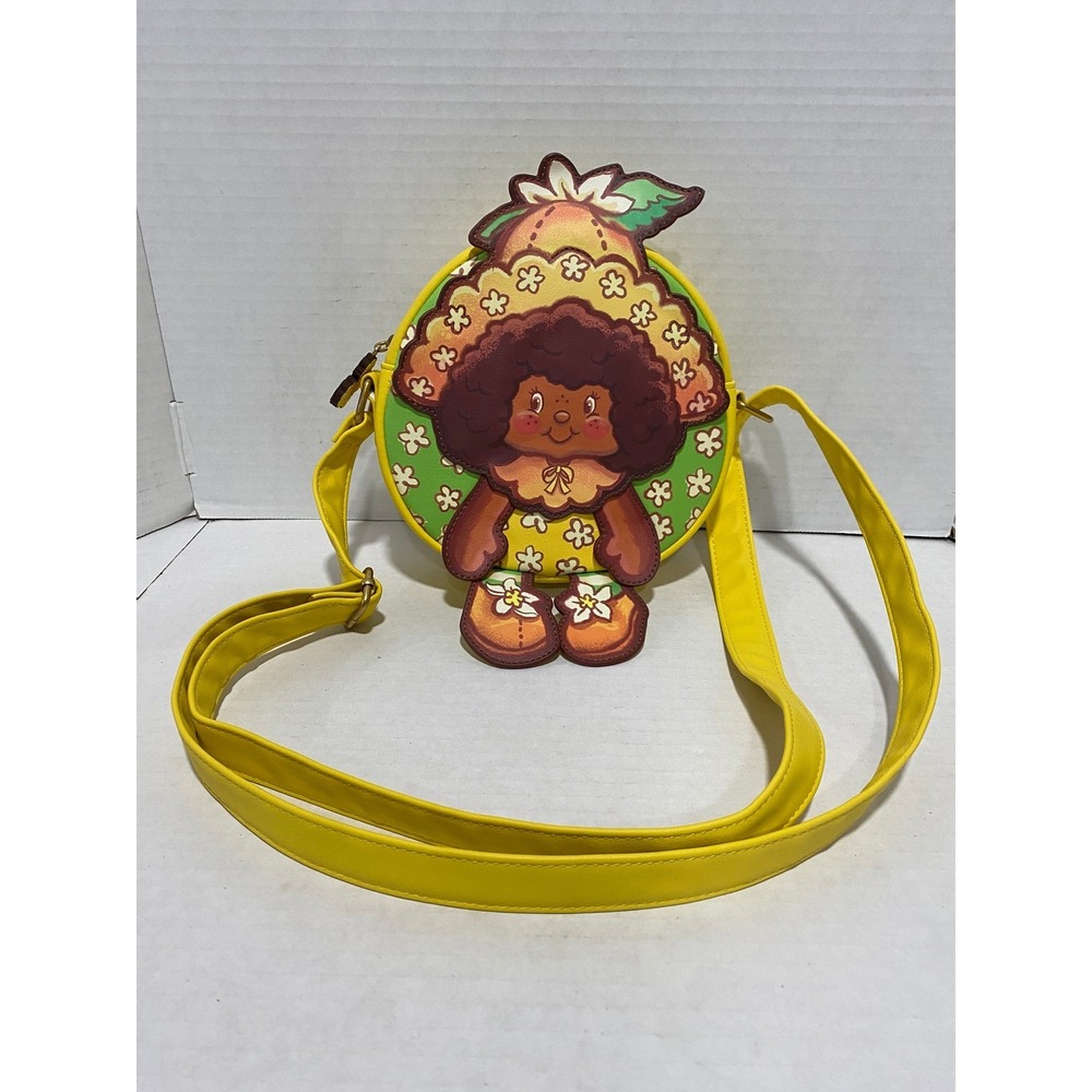Loungefly Crossbody Bag Strawberry Shortcake Orange Blossom Yellow Excellent